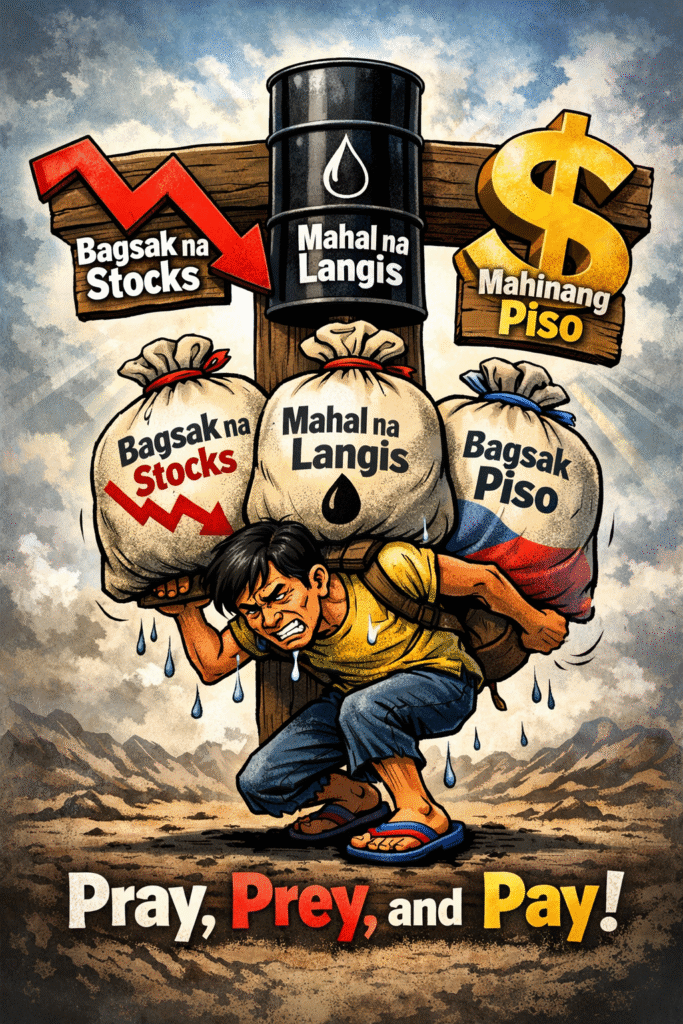 3 Krus ni Juan : P60.69 /dollar; diesel P122/ liter; stocks, lugmok