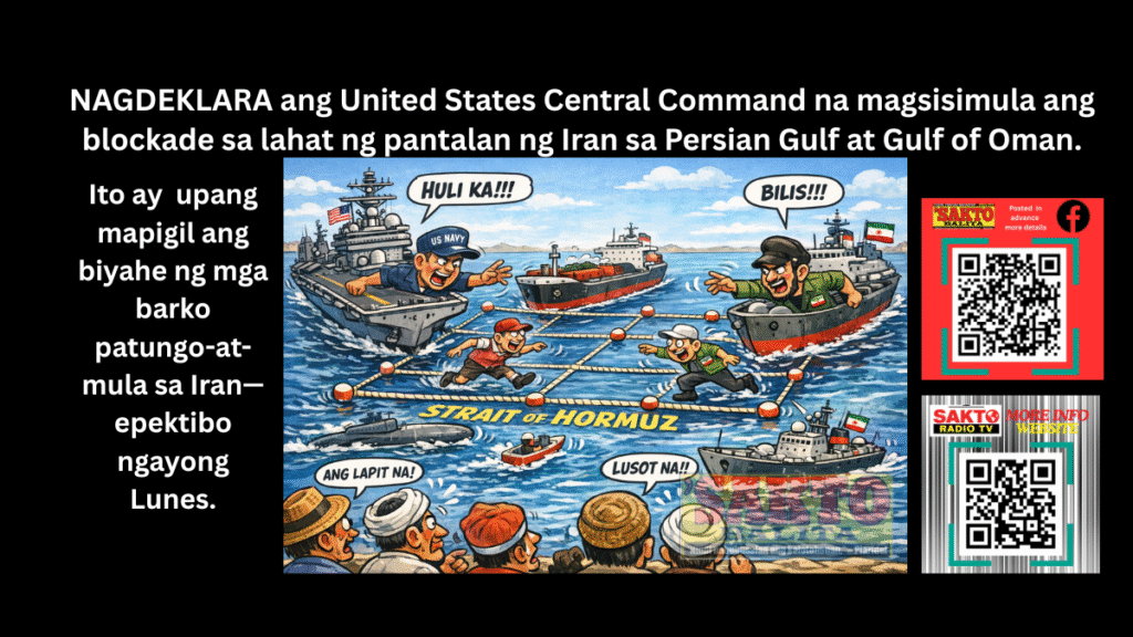 US BLOCKADES SA HORMUZ