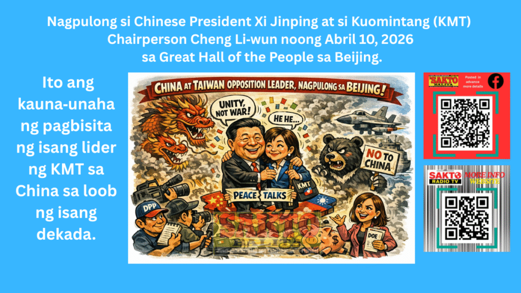 CHINA,”TAIWAN” NAGPULONG SA BEIJING