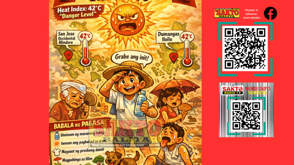 Heat index matinding matindi sa 2 lugar