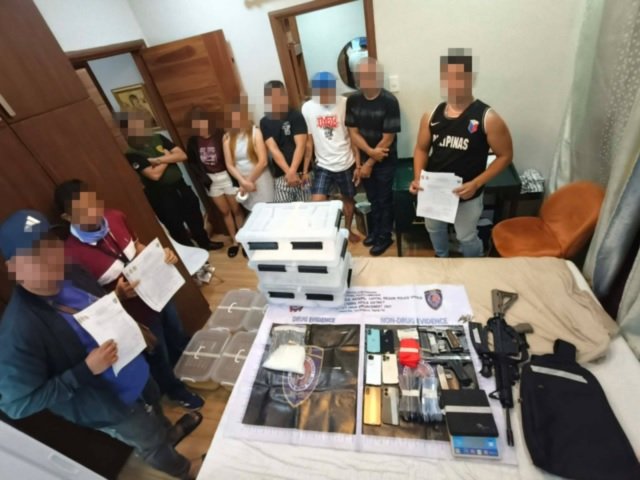 Dating pulis, 4 pa timbog sa P91m shabu, baril sa P’que