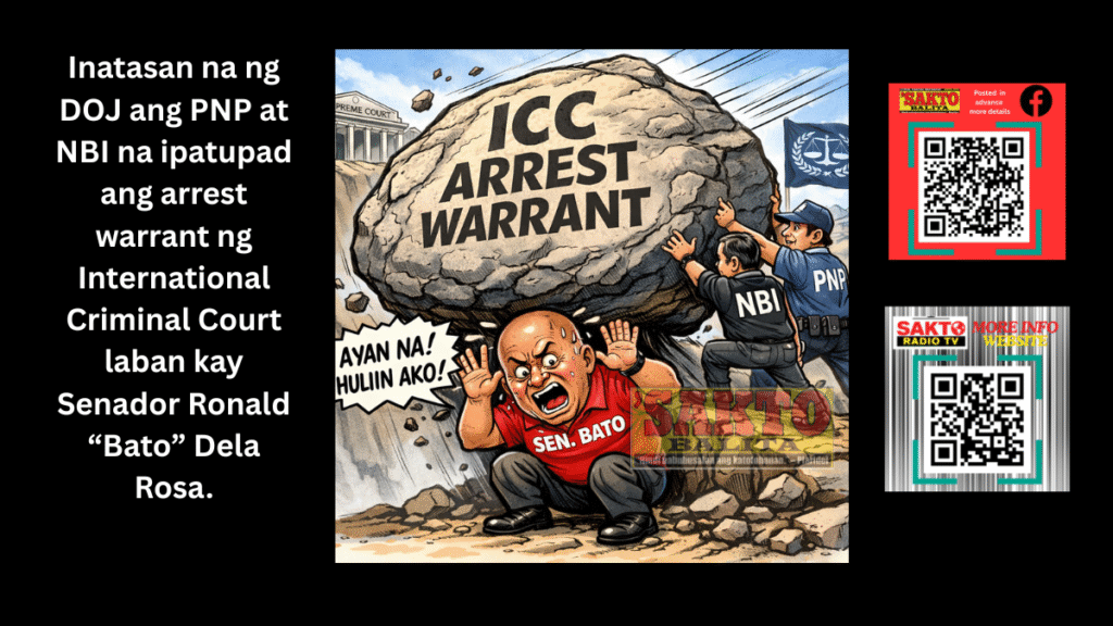 MANHUNT KAY SEN.BATO INIUTOS NG DOJ SA PNP, NBI