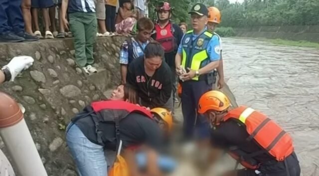 Tatay, 2 anak hinigop ng ilog