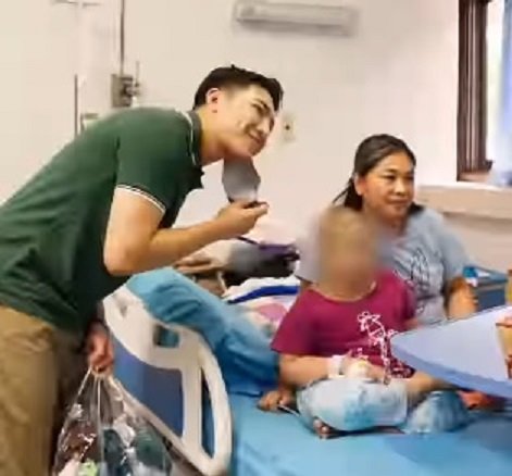 Darren, nag-bday kasama ang mga bata sa ospital