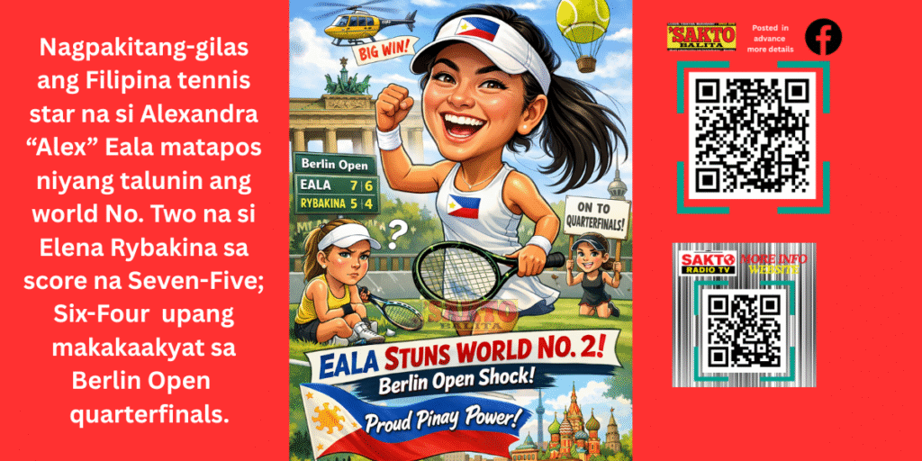BERLIN OPEN: EALA PASOK SA QUARTERFINALS