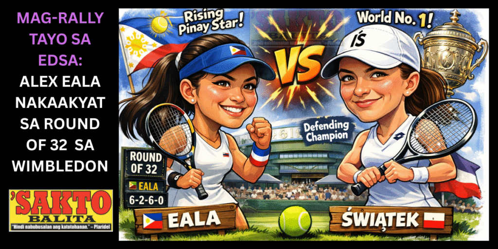 ALEX EALA INILAMPASO SI MAYA JOINT; SASAGUPAIN SI SWIATEK SA ROUND OF 32