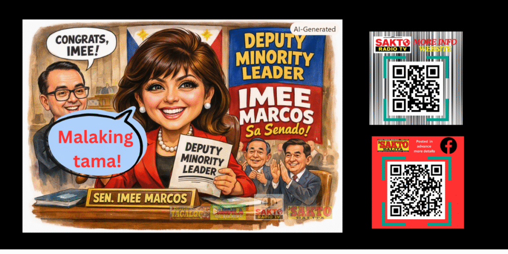 Sen. Imee : New deputy minority leader