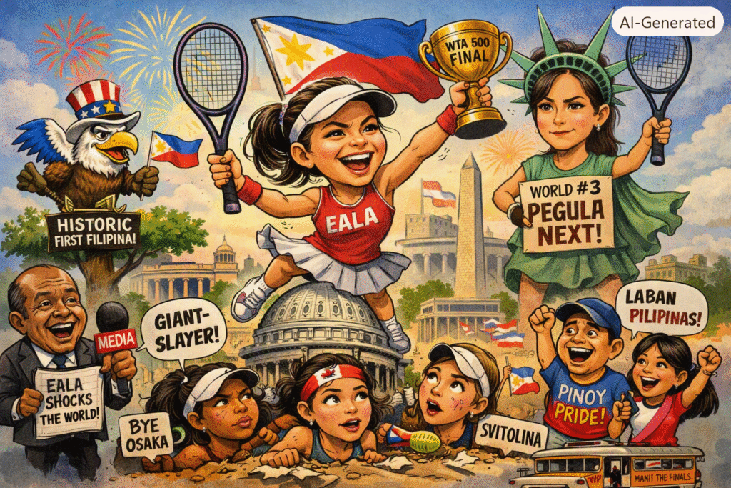 ALEX EALA SINILAT SI OSAKA; AKYAT SA FINALS