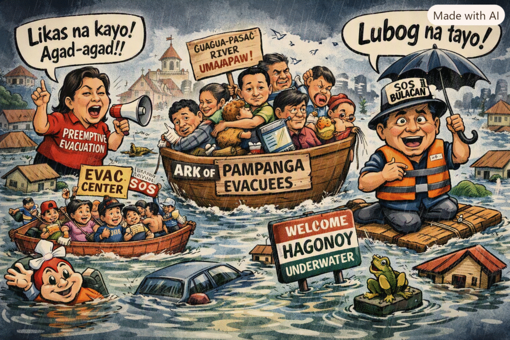 PAMPANGA, BULACAN LUMUBOG PA NANG TODO