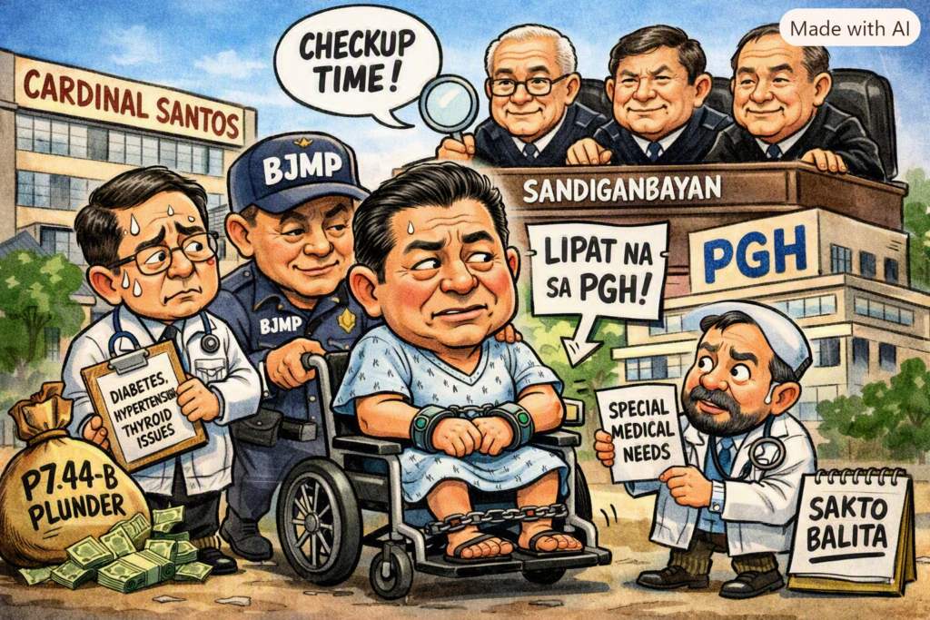 Romualdez inilipat na sa UP-PGH hospital