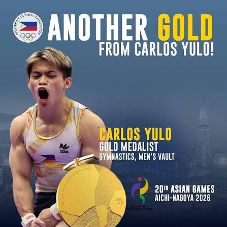Carlos Yulo, sumungkit ng gold medals sa Asiad