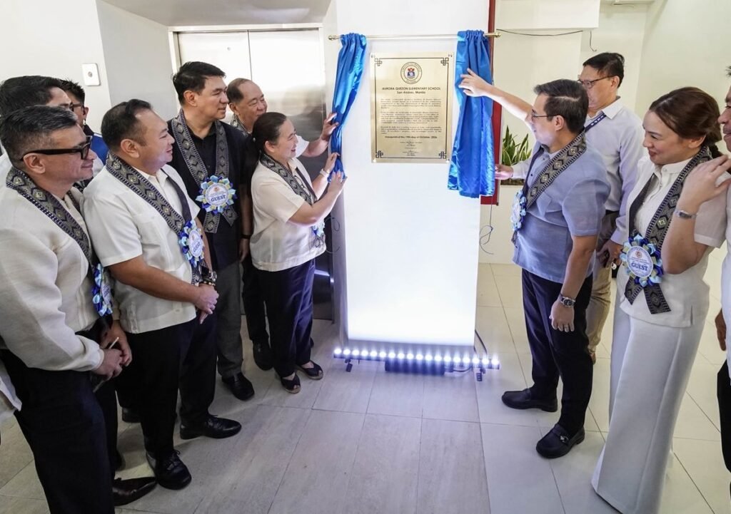 6-level school building pinasinayaan sa Maynila